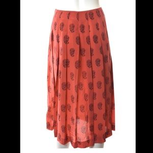 Madewell Silk Midiskirt